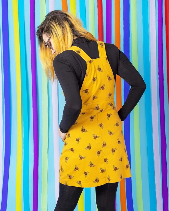 The Bees Knees Run x Fly Stretch Twill Pinafore Dress 2